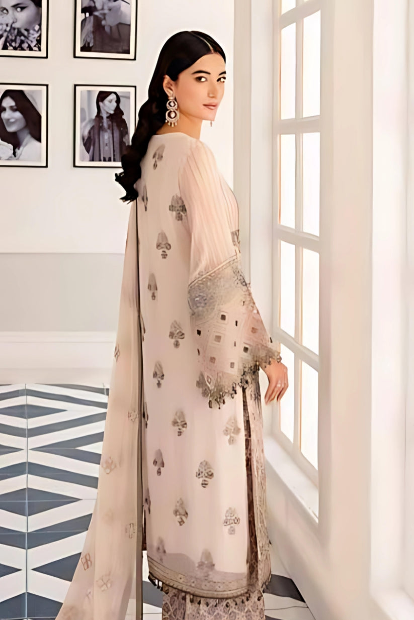 Safeera By Luxury Chiffon Collection Vol 12 | CHESTNUT